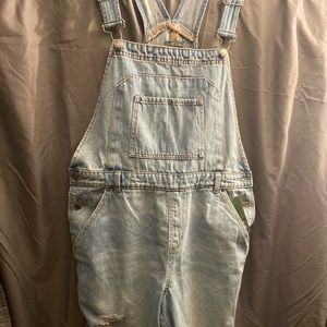 Denim overalls